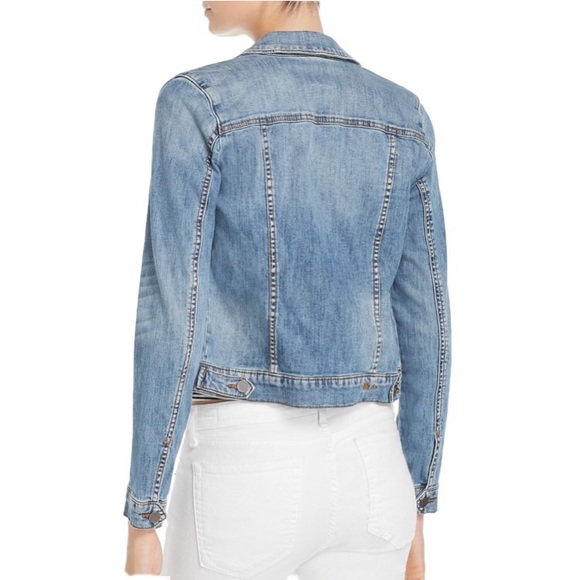 Kut from the Kloth Distressed Jean Jacket - Picture 2 of 8